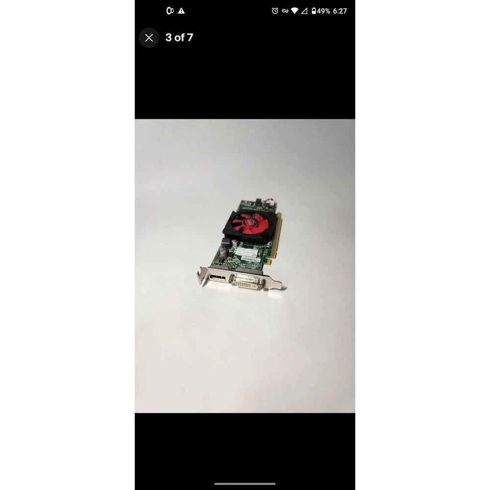 Dell AMD Radeon HD7470 1GB Video Graphics Card PCIE DVI DisplayPort. Tested